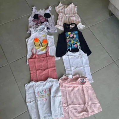 Lot debardeurs fille 